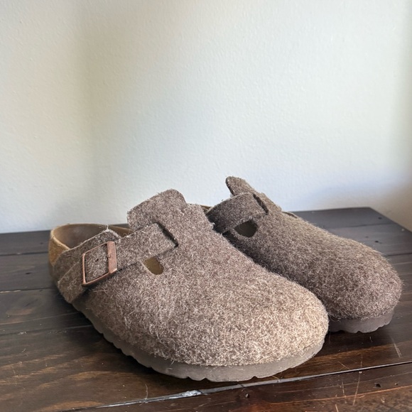 Birkenstock Boston Wool Clog - Picture 1 of 7